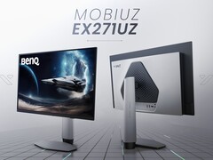 Le BenQ EX271UZ est doté d'un panneau QD-OLED de 4e génération, de la technologie HDR400, d'un taux de rafraîchissement de 240 Hz et de modes de couleurs optimisés pour plus de 120 jeux AAA. (Source de l'image : BenQ)
