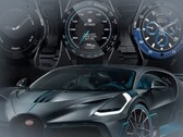 La smartwatch Bugatti Ceramique Edition One a été inspirée par les magnifiques voitures de sport du constructeur. (Image source : Bugatti/VIITA - édité)