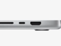Un MacBook Pro équipé d'une carte SD. (Source : Apple)