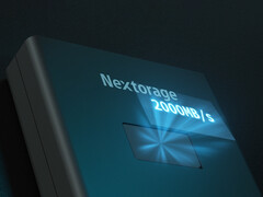 Le NX-PFS1PRO est proposé à partir de 309 dollars au Japon. Illustration : photo promotionnelle du disque SSD portable. (Source de l'image : Nextorage)