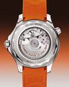 L'Omega Seamaster Diver 300M avec bracelet en caoutchouc orange. (Source de l'image : Omega)