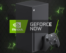 GeForce NOW est maintenant jouable sur la Xbox Series X avec le navigateur Edge. (Image source : Microsoft & NVIDIA - édité)