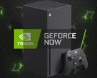 GeForce NOW est maintenant jouable sur la Xbox Series X avec le navigateur Edge. (Image source : Microsoft &amp; NVIDIA - édité)