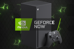 GeForce NOW est maintenant jouable sur la Xbox Series X avec le navigateur Edge. (Image source : Microsoft &amp;amp; NVIDIA - édité)