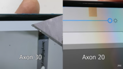 L'UDC de l'Axon 30 par rapport à celui de l'Axon 20. (Source : JerryRigEverything)