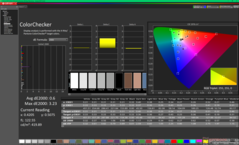 ColorChecker après étalonnage (P3)