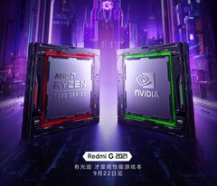 Le Redmi G (2021) sera équipé d&#039;une RTX 3060 et d&#039;un processeur AMD Ryzen 5000. (Source : Redmi)