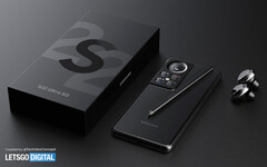 Le Galaxy S22 Ultra sera le prochain smartphone de premier plan de Samsung. (Image source : LetsGoDigital)
