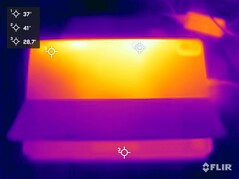 Test de résistance aux températures de surface (arrière)