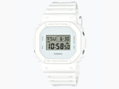 Sur la photo, la nouvelle Casio G-Shock DW-5600WW-7 en blanc (Source de l&#039;image : @morgan_gshock sur Instagram)