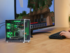 Le boîtier mini PC pour Raspberry Pi 5 coûte 39,90 $. Ci-contre : une photo promotionnelle du châssis. (Source de l&#039;image : Elecrow - mini PC)