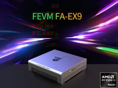 Le FEVM FA-EX9 est proposé à partir de 1 943 dollars en Chine. Photo : le mini PC Strix Halo. (Source de l&#039;image : FEVM - édité)