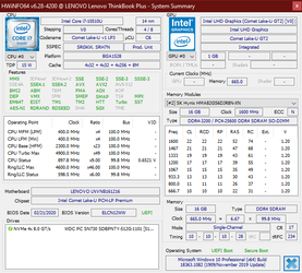 Lenovo ThinkBook Plus - HWiNFO.