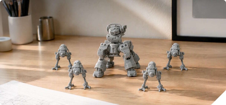 Les petits objets doivent pouvoir être créés avec un haut niveau de détail