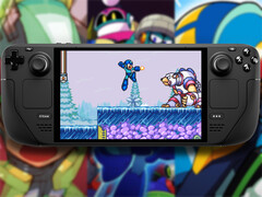 La collection Mega Man Charged Up expirera le 19 mars 2026. Sur la photo : Steam Deck faisant tourner Legacy Collection 2.