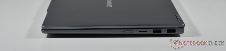 droit : Power-Taste, lecteur de carte microSD, 2x USB-A 3.2 Gen 1