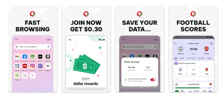 Navigateur Opera Mini Android 