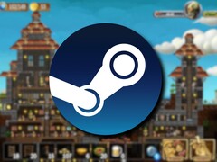 Une image montrant le jeu Craft The World et le logo Steam.