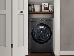 Le lave-linge séchant LG Mega Capacity Smart WashCombo peut être contrôlé par commande vocale. (Source de l&#039;image : LG)