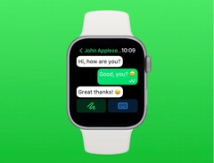WristChat vous permet de répondre aux messages WhatsApp depuis votre montre Apple. (Image source : Adam Foot)