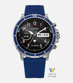 La Citizen CZ Smartwatch coûte 395 dollars américains, bien qu&#039;elle soit dotée d&#039;un ancien jeu de puces. (Source de l&#039;image : Citizen)