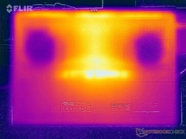 Test de résistance aux températures de surface (en bas)