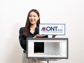 Une femme présente la nouvelle marque avec ce qui semble être un nouveau panneau d'affichage (Source de l'image : samsungdisplay.com)