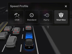 La nouvelle Tesla FSD 14 en mode Mad Max. (Source de l'image : Sawyer Merritt/X)