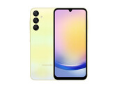 Le Galaxy A25 5G dans sa finition jaune. (Source de l'image : Digitec)