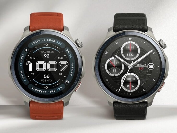 La smartwatch Amazfit Balance 2 est livrée avec deux bracelets. (Source de l'image : Amazfit)