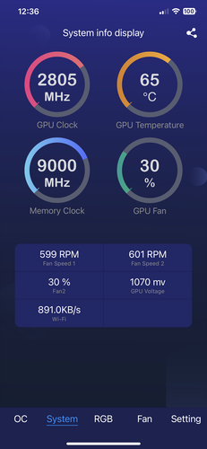 Xtreme Tuner Plus - contrôle du système