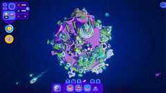 Dans Star Birds de Kurzgesagt, vous exploitez les ressources des astéroïdes et les utilisez pour développer votre civilisation d'oiseaux. (Source de l'image : Steam)
