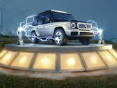 La Classe G électrique appelée Mercedes EQG pourrait recevoir une fonction tout-terrain utile connue du Rivian R1T (Image : Mercedes)