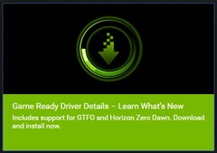NVIDIA GeForce Game Ready Driver 497.29 - What's New, lancé le 20 décembre 2021 (Source : GeForce Experience app)