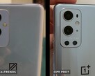 Les apparents OnePlus 9 et OnePlus 9 Pro, de gauche à droite. (Source de l'image : Dave Lee)