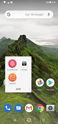 Asus ZenFone Max Pro (M2) - Applis Asus préinstallées.