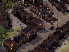 Une image montrant plusieurs bâtiments dans City of Gangsters, actuellement à -80 % sur Steam.