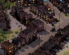 Une image montrant plusieurs bâtiments dans City of Gangsters, actuellement à -80 % sur Steam.