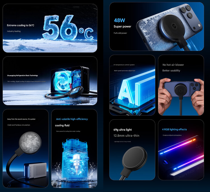 Principaux points forts du refroidisseur (en anglais)