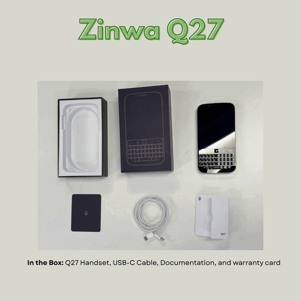 Le Zinwa Q27 prend en charge la recharge filaire et sans fil, mais ne sera pas livré avec un chargeur dans son emballage.