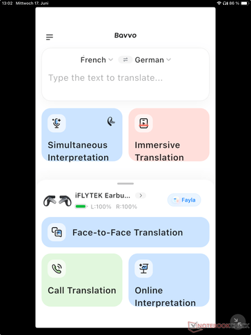Au total, vous avez le choix entre 6 fonctions pour le casque intelligent.