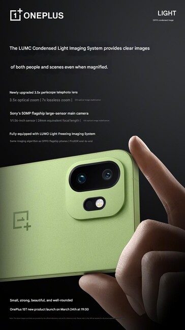 L'appareil photo principal utilisera un capteur de 50 mégapixels de Sony.