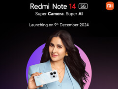Le Redmi Note 14 5G sera finalement commercialisé directement dans le monde entier. (Source de l'image : Xiaomi)