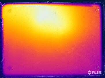 Test de résistance aux températures de surface (en bas)