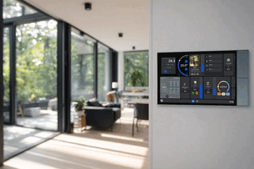 Le Wall Display XL (photo) est celui qui prend en charge le plus grand nombre de tableaux de bord.