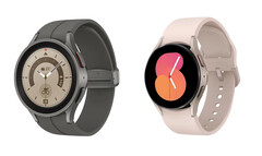 Les modèles Galaxy Watch5 et Galaxy Watch5 Pro seront disponibles respectivement en au moins deux et trois coloris. (Image source : 91mobiles)