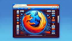 Interface de Mozilla Firefox (Source de l'image : générée à l'aide de DALL-E 3)