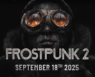 Une capture d'écran de la date de sortie de Frostpunk 2 sur console, tirée de la bande-annonce désormais cachée (source d'image : VGT Gaming News X)