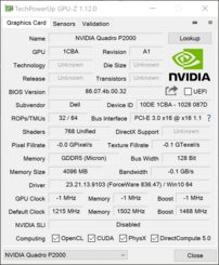 Dell Precision 5530 - GPU-Z.