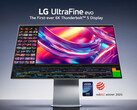 Le LG UltraFine 32U990A combine une résolution 6K et deux ports Thunderbolt 5. (Source de l'image : LG)